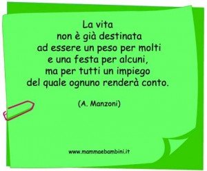 Frase Del Giorno 21 Settembre Sulla Vita Mamma E Bambini