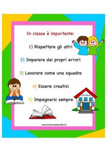 Le Buone Regole Da Seguire A Scuola – Mamma E Bambini