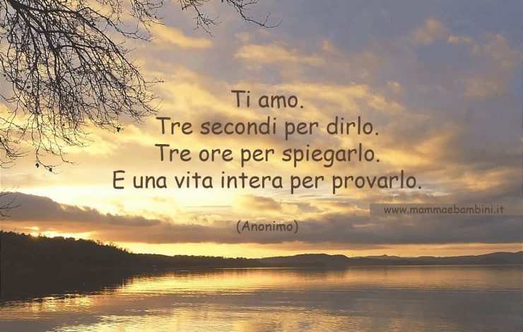 Frase Del Giorno Ti Amo Mamma E Bambini