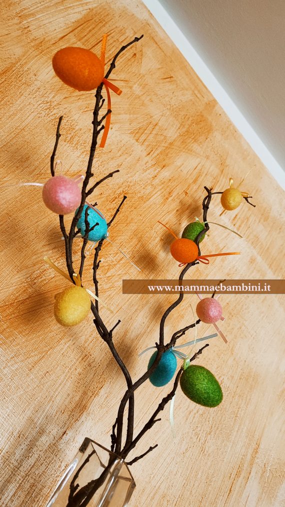 Decorazione Albero Di Pasqua Mamma E Bambini