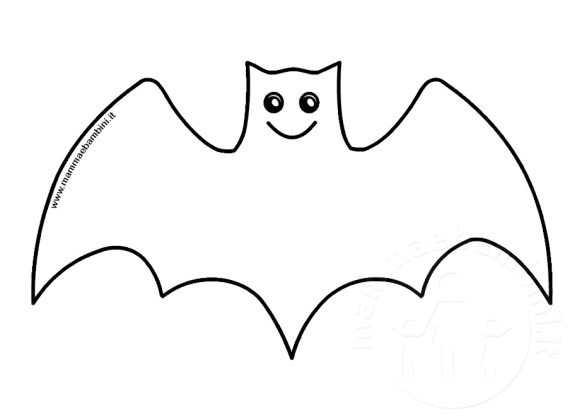 Pipistrello Disegno Mamma E Bambini