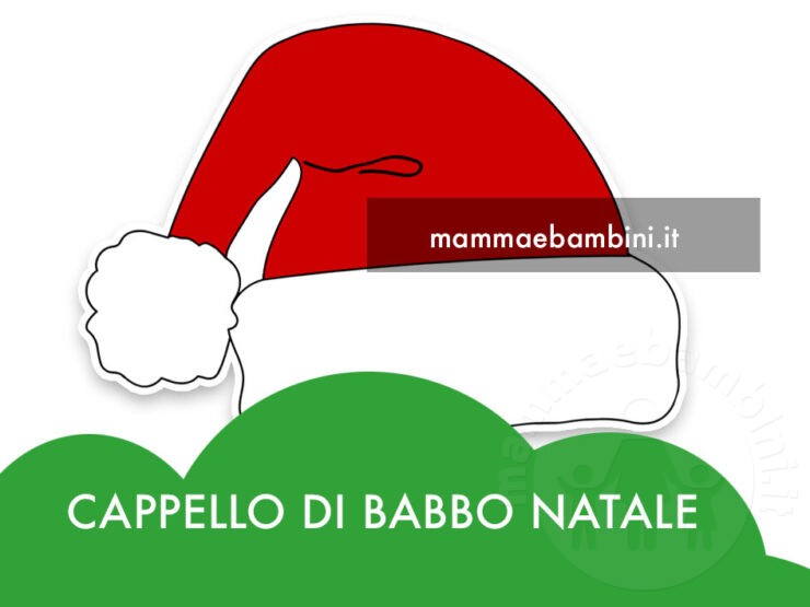 Cappello Di Babbo Natale Mamma E Bambini