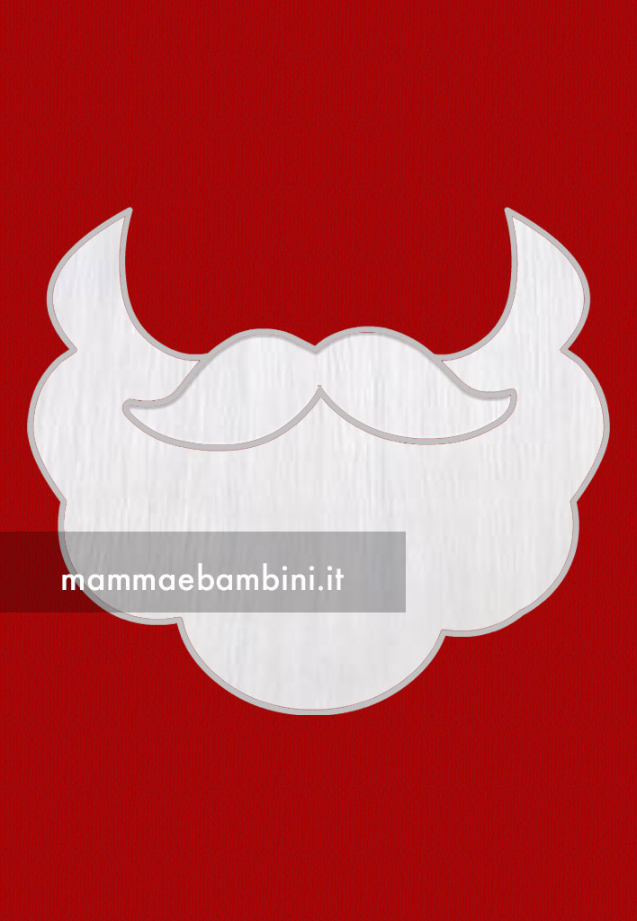 Barba E Baffi Di Babbo Natale Mamma E Bambini