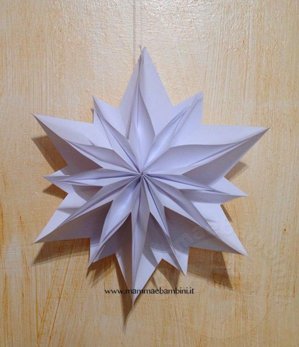 Tutorial stella di carta 3D per Natale  Mamma e Bambini