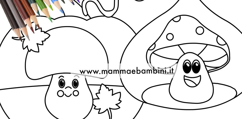 Disegni Autunnali Per Bambini Da Colorare Mamma E Bambini