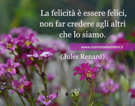 Frase Del Giorno 20 Marzo Su Essere Felici - Mamma E Bambini